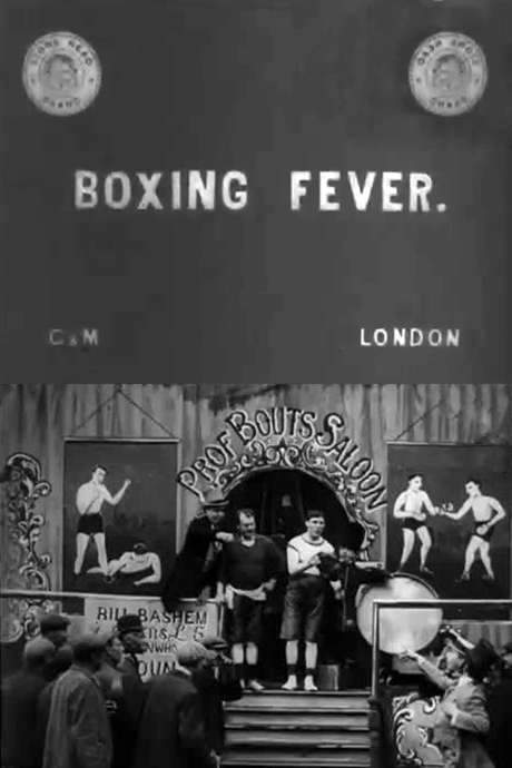 At a travelling fair a boxing booth challenges visitors to knock out the reigning champion and win five pounds. The first contestant is swiftly defeated, but an eager, possibly inebriated third challenger manages to floor the champion. Overcome by a sudden ‘boxing fever,’ he bursts out of the ring, punching anyone and everything in his path.